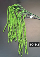 Ramură decorativă curgătoare artificială verde de 125cm